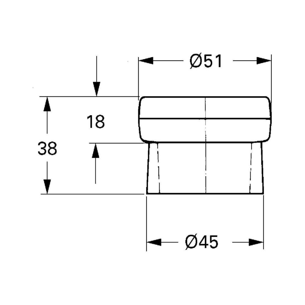 Grohe Bürstenkopf weiß für Relexa 06346000 4005176002601... GROHE-06346000 4005176002601 (Abb. 2)