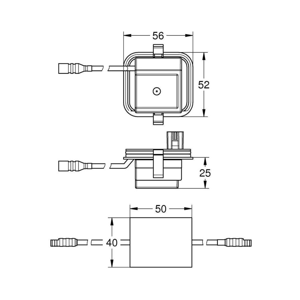 Grohe Steck-Transformator 66834000 4005176867224... GROHE-66834000 4005176867224 (Abb. 3)