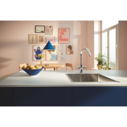 Grohe Blue Pure StartCurve Einhand-Spültischarmatur Starter Set mit Filterfunktion, 1-L... GROHE-30593000 4005176745058 (Abb. 1)