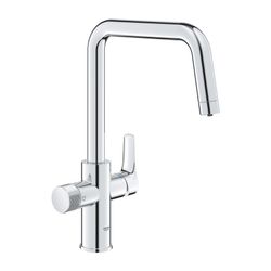 Grohe Blue Pure Start Einzelarmatur, Einhand-Spültischbatterie mit Filterfunktion, Chro... GROHE-30595000 4005176745072 (Abb. 1)