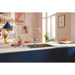 Grohe Blue Pure Start Starterset mit Mini Aktivkohlefilter, U-Auslauf, 150 Grad schwenk... GROHE-30596000 4005176745096 (Abb. 1)
