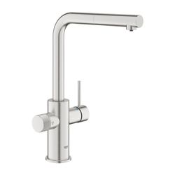 Grohe Blue Pure Minta Einhand-Spültischarmatur mit Filter, L-Auslauf, herausziehbarer A... GROHE-30601DC0 4005176745157 (Abb. 1)