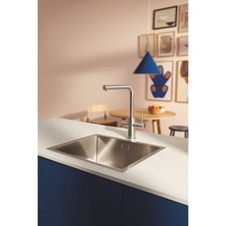 Grohe Blue Pure Minta Einhand-Spültischarmatur mit Filter, L-Auslauf, herausziehbarer A... GROHE-30601DC0 4005176745157 (Abb. 1)