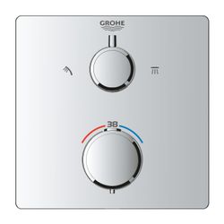 Grohe Precision Thermostat Unterputz Duschsystem Vitalio Rain Mono 310 Cube eckig Kopf-... GROHE-34881000 4005176791437 (Abb. 1)