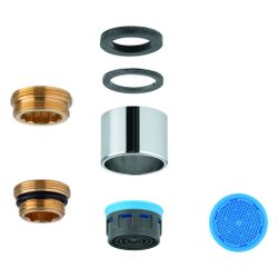 Grohe Mousseur für Innengewinde, M22x1, Durchflussklasse A, 13,5-15,0l/min bei 3 bar, C... GROHE-06574GL0 4067393061908 (Abb. 1)