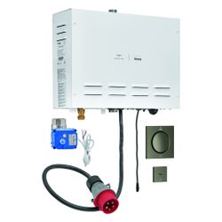 Grohe Dampfgenerator F-digital Deluxe, 9,9kW, 400V, ohne Rohbau-Komponenten, Satin Gr... GROHE-100751MG00 4005176947421 (Abb. 1)