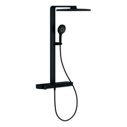 Grohe Aqua Pure Rainshower Duschsystem eckig Phantom Black 15l/min, mit Kopfbrause un... GROHE-100962KF00 4005176949685 (Abb. 1)