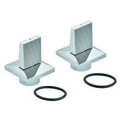 Grohe Griffpaar für Allure Brilliant mit Temperaturanzeige Rot/Blau, Chrom, 101333000... GROHE-1013330000 4067393001799 (Abb. 1)