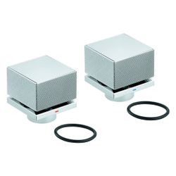 Grohe Griffpaar für Allure Brilliant mit Temperaturanzeige Rot/Blau, Chrom, 101336000... GROHE-1013360000 4067393002185 (Abb. 1)