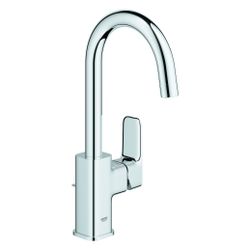 Grohe Cubeo Einhand-Waschtischbatterie L-Size, Einloch, mit Zugstangen-Ablaufgarnitur... GROHE-1017670000 4067393011699 (Abb. 1)