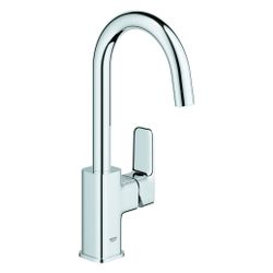 Grohe Cubeo Einhand-Waschtischbatterie L-Size, Einloch, gl. Körper, Push-open Ablaufg... GROHE-1017710000 4067393012726 (Abb. 1)