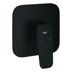 Grohe Cubeo Einhand-Brausebatterie Mattschwarz, Fertigmontageset für Rapido SmartBox ... GROHE-1017772430 4067393010616 (Abb. 1)