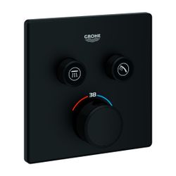 Grohe Thermostat Grohtherm SmartControl 6, 2 Absperrventile, Fertigmontageset Rapido ... GROHE-102166KF00 4067393018773 (Abb. 1)