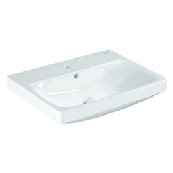 Grohe Waschtisch Euro Keramik, wandhängend, 600x470mm, 1 Hahnloch, mit Überlauf, Hype... GROHE-102415SH00 4067393034285 (Abb. 1)