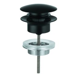 Grohe Ablaufgarnitur mit Druckstopfen, 63mm, Mattschwarz, 1024642430... GROHE-1024642430 4067393021759 (Abb. 1)
