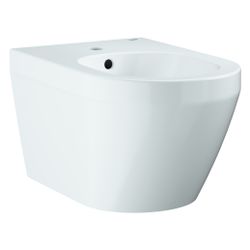 Grohe Wandbidet Euro Keramik, 1 Hahnloch, mit Überlauf, Alpinweiß, 102487SH00... GROHE-102487SH00 4067393021995 (Abb. 1)