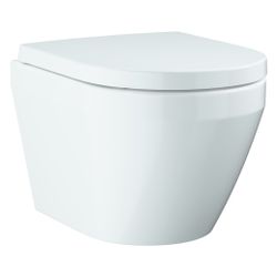 Grohe Wand-Tiefspül-WC kompakt Set Euro Keramik mit WC-Sitz, Alpinweiß, 102509SH00... GROHE-102509SH00 4067393027157 (Abb. 1)