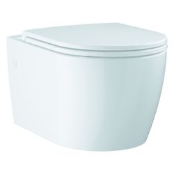 Grohe Wand-Tiefspül-WC Set Bau Keramik, spülrandlos, Soft Close, Quick release, Alpin... GROHE-103860SH00 4067393033943 (Abb. 1)