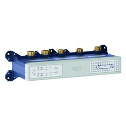 Grohe Grohtherm Aqua Tiles Unterputz-Thermostat-Einbaukörper, 3 Ventile, Abgänge 1/2"... GROHE-1068690000 4067393073246 (Abb. 1)