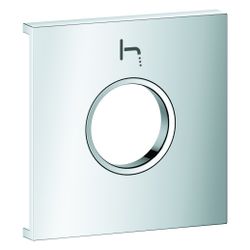 Grohe Grohtherm Aqua Tiles Metallplatte, Symbol Auslauf für Grohtherm Aqua Tiles UP-T... GROHE-1071700000 4067393075301 (Abb. 1)