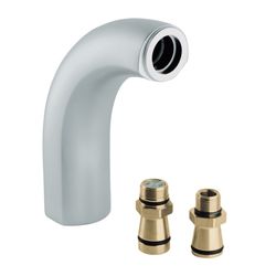 Grohe Standanschluss, 1/2", 100mm Ausladung, 150mm Höhe, Velourchrom, 12091RR0... GROHE-12091RR0  (Abb. 1)