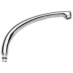 Grohe Gussauslauf, mit Mousseur, mit Anschlagbegrenzung, 226mm, StarLight, Chrom, 13142000... GROHE-13142000  (Abb. 1)