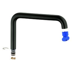 Grohe L-Auslauf für Essence Einhand-Spültischbatterie, schwenkbar, Hard Graphite gebürs... GROHE-13376AL0 4005176674488 (Abb. 1)