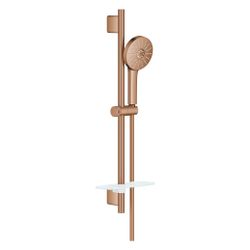 Grohe Euphoria 120 Brausestangenset 3 Strahlarten, 600mm, mit Ablage, Warm Sunset geb... GROHE-134884DL00 4067393113416 (Abb. 1)