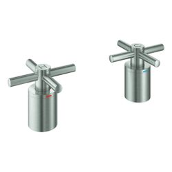 Grohe Atrio Wannen-Kreuzgriffe, 1 Set mit H und C Markierung, 1 Set ohne Warm-Kalt-Mark... GROHE-14217DC0 4005176770586 (Abb. 1)