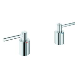 Grohe Atrio Hebelgriffe, 1x Set mit H und C Markierung, 1x Set ohne Warm-Kalt-Markierun... GROHE-14218GL0 4067393062516 (Abb. 1)