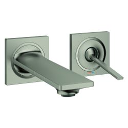 Grohe Allure 2-Loch-Waschtischbatterie, Wandmontage, Fertigmontageset, 154mm Ausladung,... GROHE-19309MS2 4005176945106 (Abb. 1)