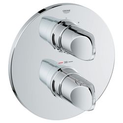 Grohe Veris Thermostat-Brausebatterie, Fertigmontageset für Rapido T, Chrom, 19369000... GROHE-19369000  (Abb. 1)