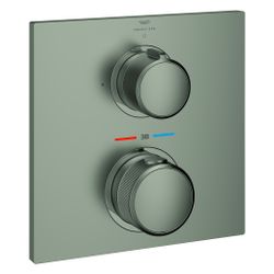 Grohe Thermostat Allure, Fertigmontageset für Rapido SmartBox, 1 Absperrventil, Satin S... GROHE-19380MS2 4005176945151 (Abb. 1)