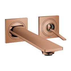 Grohe Allure 2-Loch-Waschtischbatterie, Wandmontage, Fertigmontageset, 212mm Ausladung,... GROHE-19386DA2 4005176512896 (Abb. 1)