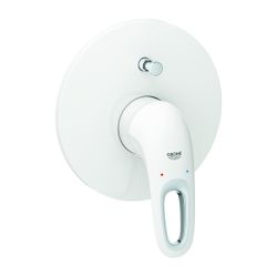 Grohe Eurostyle Einhand-Wannenbatterie, Fertigmontageset, Moon White/Chrom, 19506LS3... GROHE-19506LS3 4005176334542 (Abb. 1)
