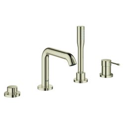 Grohe Essence 4-Loch-Einhand-Wannenkombination mit Sena Stick Handbrause, mit Temperaturbegrenzer, N... GROHE-19578BE1  (Abb. 1)