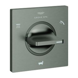 Grohe Allure 3-Wege-Umstellung Hard Graphite gebürstet, Fertigmontageset für 29033... GROHE-19590AL1 4005176512551 (Abb. 1)