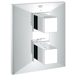 Grohe Allure Brillant Thermostat-Brausebatterie, Fertigmontageset für Rapido T, Chrom, 19791000... GROHE-19791000  (Abb. 1)