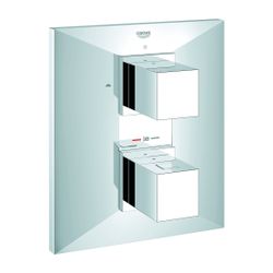 Grohe Allure Brilliant Thermostat-Wannenbatterie, 2-Wege-Umstellung, verchromt, Chrom, ... GROHE-19792000 4005176899096 (Abb. 1)