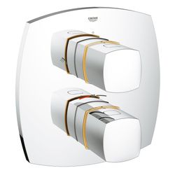 Grohe Grandera Thermostat-Brausebatterie, Fertigmontageset für Rapido T, mit integrierter 2-Wege-Ums... GROHE-19937IG0  (Abb. 1)