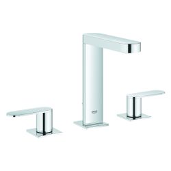 Grohe Plus 3-Loch-Waschtischbatterie Standmontage Zweigriff, mit Zugstangen-Ablaufgarni... GROHE-20301004 4067393079668 (Abb. 1)