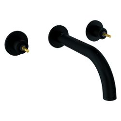 Grohe Atrio Private Collection 3-Loch-Waschtischbatterie, Wandmontage, für Hebelgriffe,... GROHE-20587KF0 4067393056928 (Abb. 1)