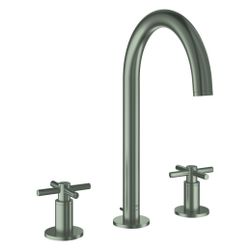 Grohe Atrio 3-Loch-Waschtischbatterie, mit Kreuzgriffen, Zugstangen-Ablaufgarnitur 1 1/... GROHE-20643MS0 4005176945595 (Abb. 1)