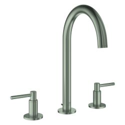 Grohe Atrio 3-Loch-Waschtischbatterie, mit Hebelgriffen, Zugstangen-Ablaufgarnitur 1 1/... GROHE-20649MS0 4005176945601 (Abb. 1)