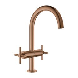 Grohe Atrio Waschtisch-Einlochbatterie 1/2" L-Size, Warm Sunset gebürstet, mit Kreuzgri... GROHE-21144DL0 4005176952050 (Abb. 1)