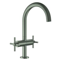 Grohe Atrio Waschtisch-Einlochbatterie, L-Size, mit Kreuzgriffen, Push-open Ablaufgarni... GROHE-21144MS0 4005176945649 (Abb. 1)