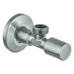 Grohe Eckventil, Wandanschluss 1/2", Abgang 1/2", Schubrosette, Metallgriff, langer Sch... GROHE-22041DC1 4067393033332 (Abb. 1)