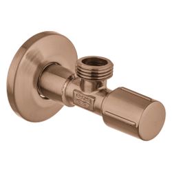 Grohe Eckventil, Wandanschluss 1/2", Abgang 1/2", Schubrosette, Metallgriff, langer Sch... GROHE-22041DL1 4067393033349 (Abb. 1)