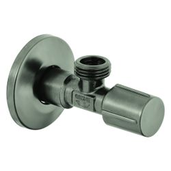Grohe Eckventil, Wandanschluss 1/2", Abgang 1/2", Schubrosette, Metallgriff, langer Sch... GROHE-22041MS1 4067393030362 (Abb. 1)