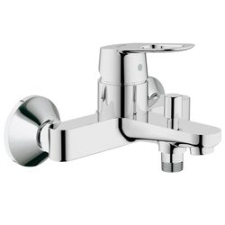 Grohe BauLoop Einhand-Wannenbatterie, 1/2", Wandmontage, mit integr. Rückflussverh., S-Anschlüsse, e... GROHE-23341000  (Abb. 1)